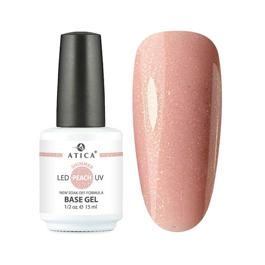 Base Gel Peach Shimmer