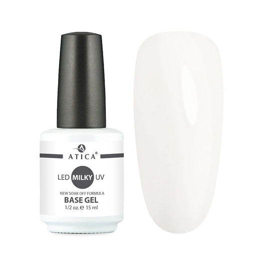 Base Gel Milk with fiber (soak off) 15 ml