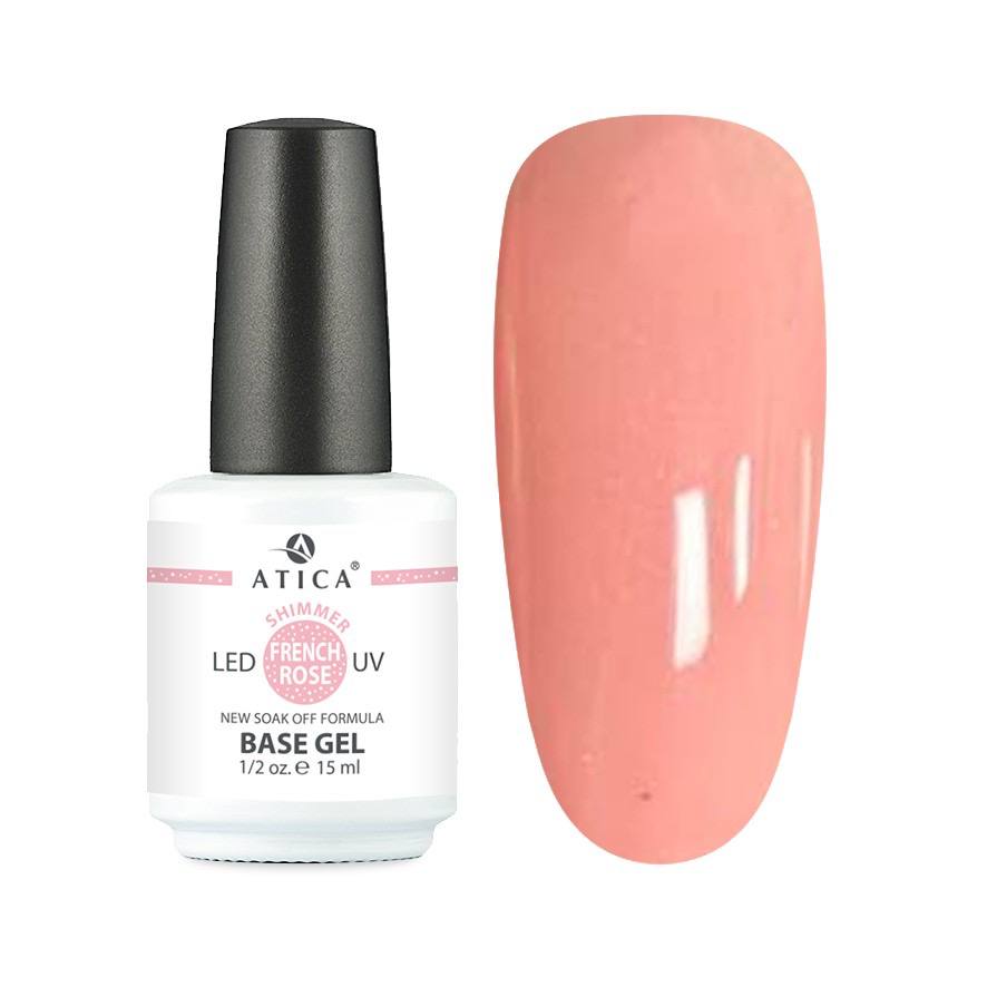 Base Gel French Rose with Shimmer